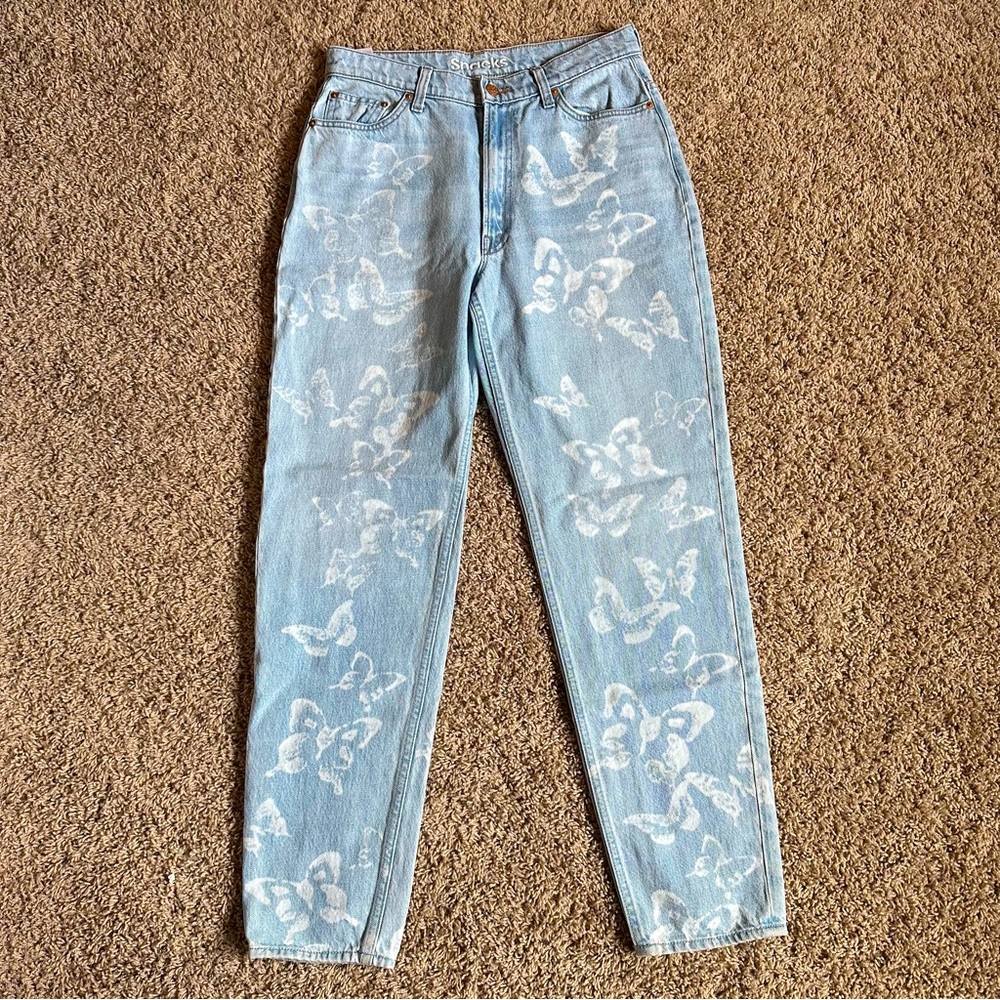 Mother Snacks high waisted twizzy skimp jeans